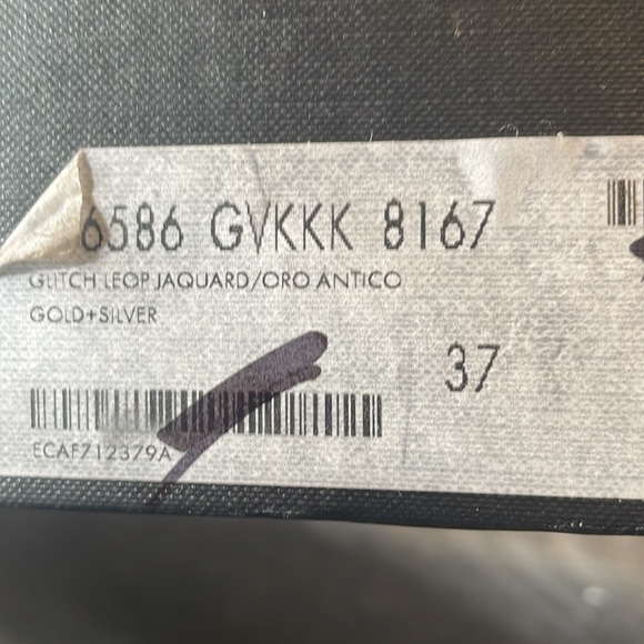 Gold silver and black ankle boots - Picture 7 of 7